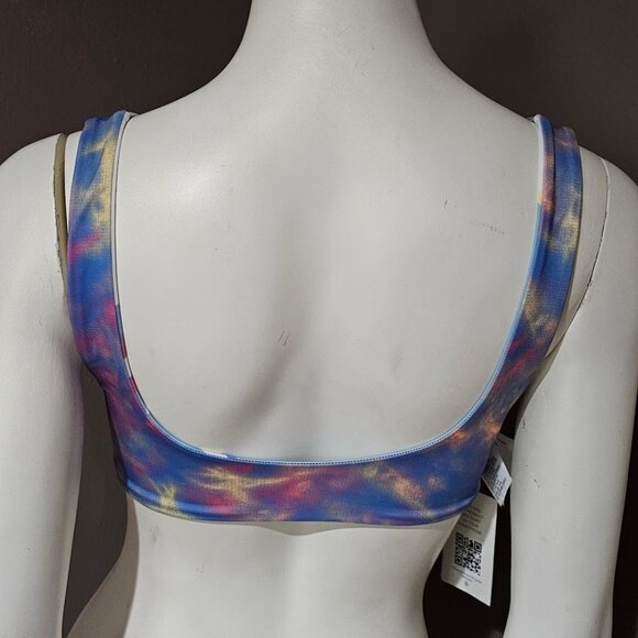 Roxy Pop Surf Bralette Sporty Reversible Bikini Top - Picture 6 of 11